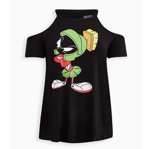 NWT TORRID LOONEY HIGH NECK TOP - MARVIN MARTIAN